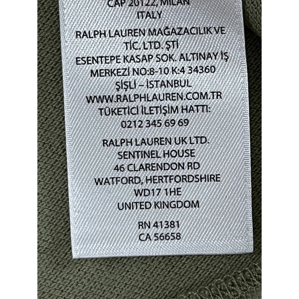 Polo Ralph Lauren Mens Pocket T Shirt‎ Green Casual Short Sleeve Top